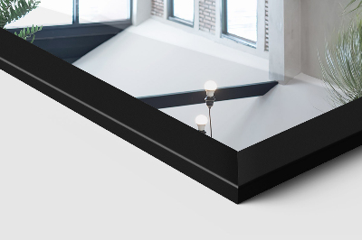 Ganzkörperspiegel in schwarzem Rahmen 36x156 cm