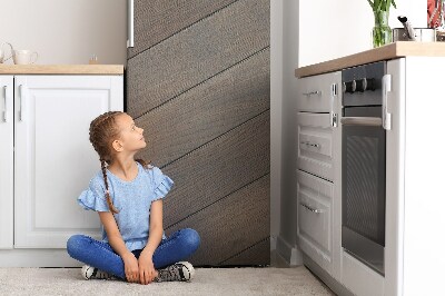 Magnetischer kühlschrank-aufkleber Brown-parquet