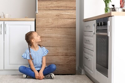 Magnetischer kühlschrank-aufkleber Brown bretter