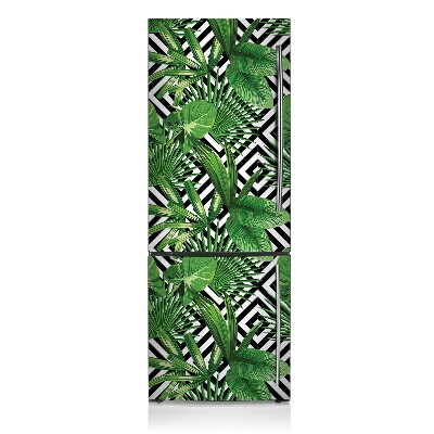 Kühlschrank magnet folie Geometrische blätter
