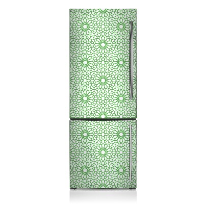 Magnetischer kühlschrank-aufkleber Orientalische blüten