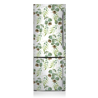 Magnet auf kühlschrank folie dekoration Herbstblätter
