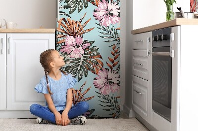 Kühlschrank aufkleber Hibiskusblüten