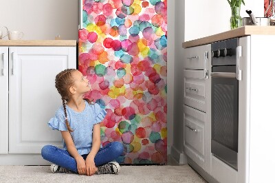 Kühlschrank aufkleber Bunte blasen