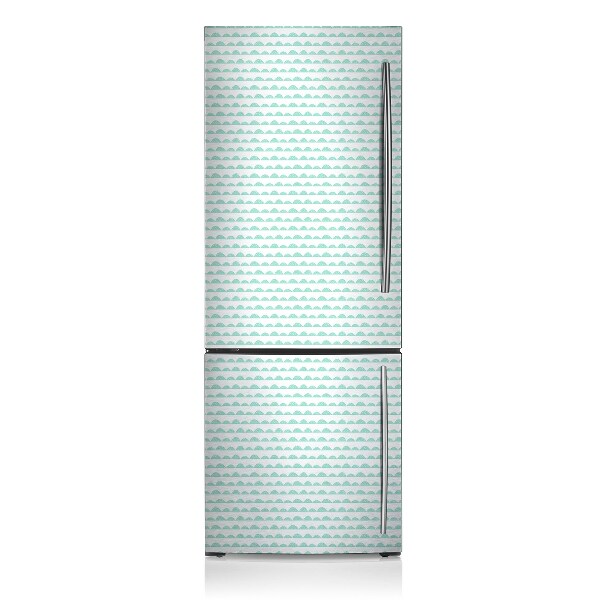 Magnetischer kühlschrank-aufkleber Grüner hügel