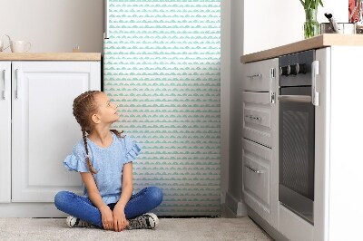Magnetischer kühlschrank-aufkleber Grüner hügel