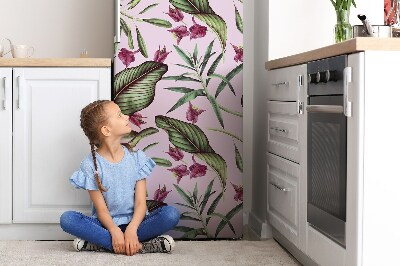 Kühlschrank magnet folie Pinke blumen