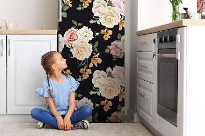 Kühlschrank aufkleber Vintage-rosen