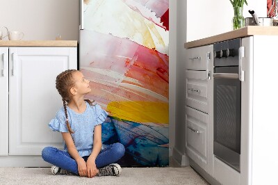 Magnet auf kühlschrank folie dekoration Farbenfrohe flecken