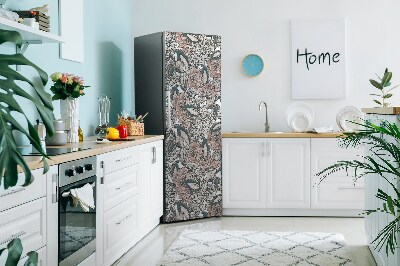 Kühlschrank magnet folie Pinke blumen