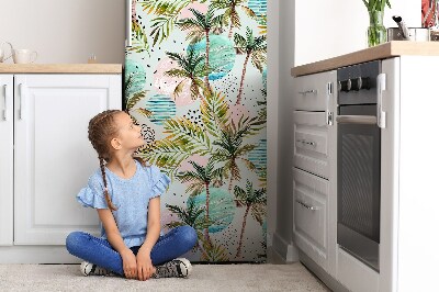 Kühlschrank aufkleber Hawaiianische palme