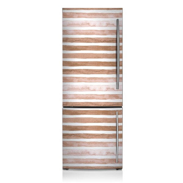Magnet auf kühlschrank folie dekoration Braune streifen