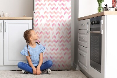 Magnetischer kühlschrank-aufkleber Geometrischer fischgräten