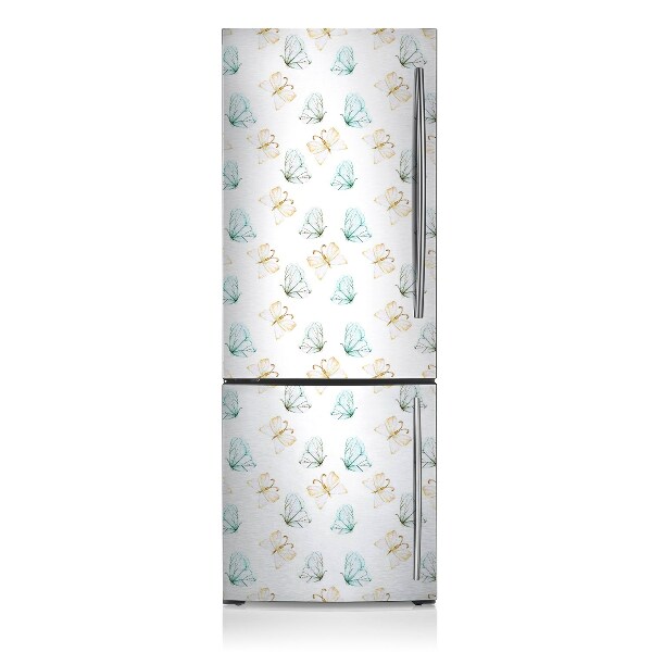 Kühlschrank matte Schmetterlinge