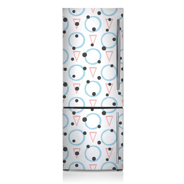 Kühlschrank matte Räder und dreiecke