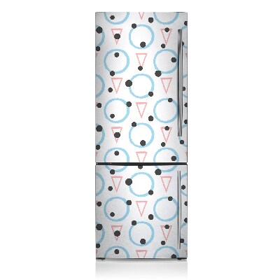 Kühlschrank matte Räder und dreiecke