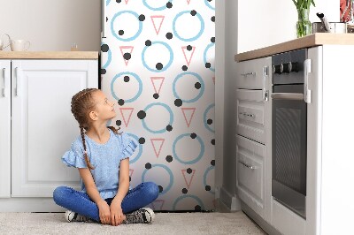 Kühlschrank matte Räder und dreiecke