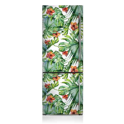 Magnetischer kühlschrank-aufkleber Hawaiianische blätter