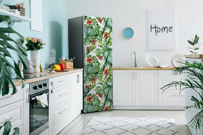 Magnetischer kühlschrank-aufkleber Hawaiianische blätter