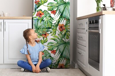Magnetischer kühlschrank-aufkleber Hawaiianische blätter
