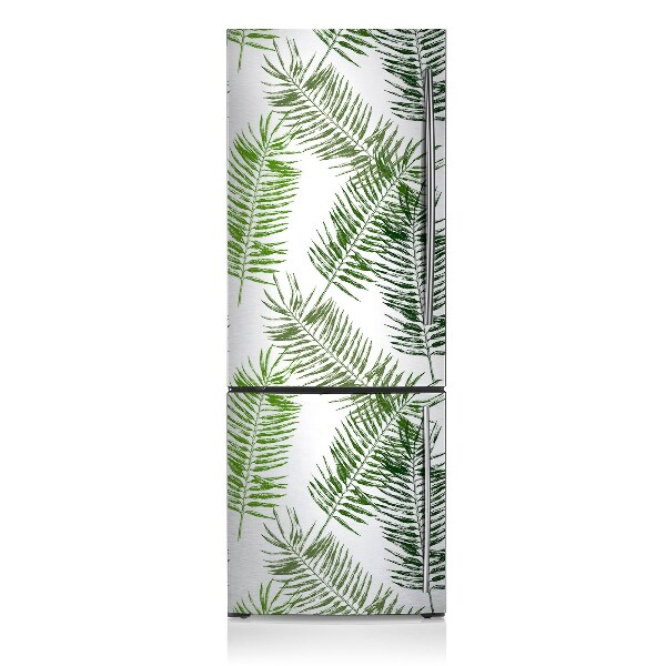 Magnetischer kühlschrank-aufkleber Helle palmenblätter