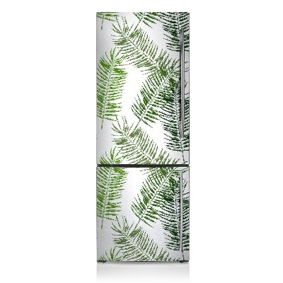 Magnetischer kühlschrank-aufkleber Helle palmenblätter