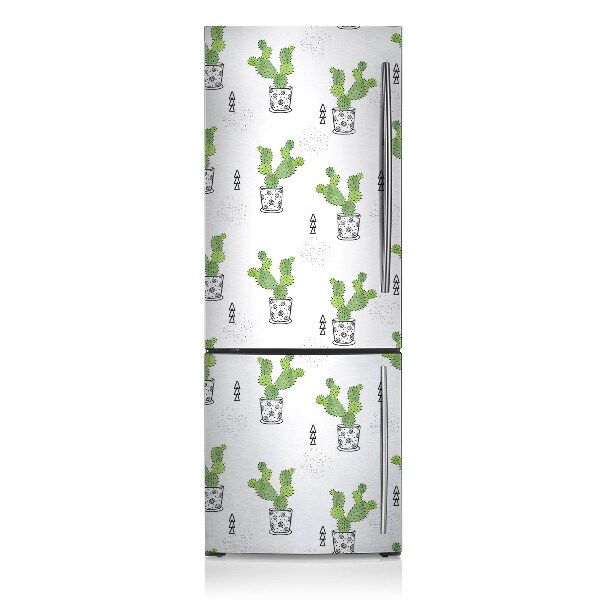 Kühlschrank matte Grüne kakteen