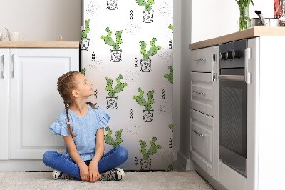 Kühlschrank matte Grüne kakteen
