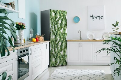 Magnetischer kühlschrank-aufkleber Exotische blätter