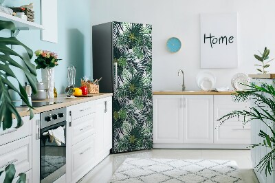 Magnetischer kühlschrank-aufkleber Tropenblätter
