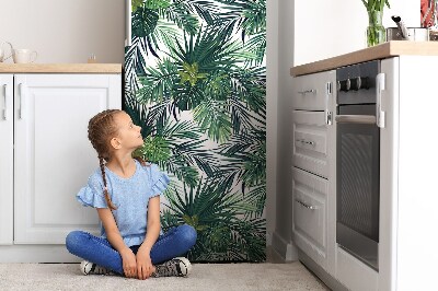 Magnetischer kühlschrank-aufkleber Tropenblätter