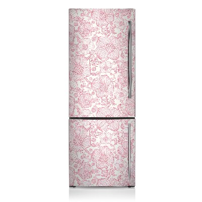 Kühlschrank magnet folie Blume tränen linie