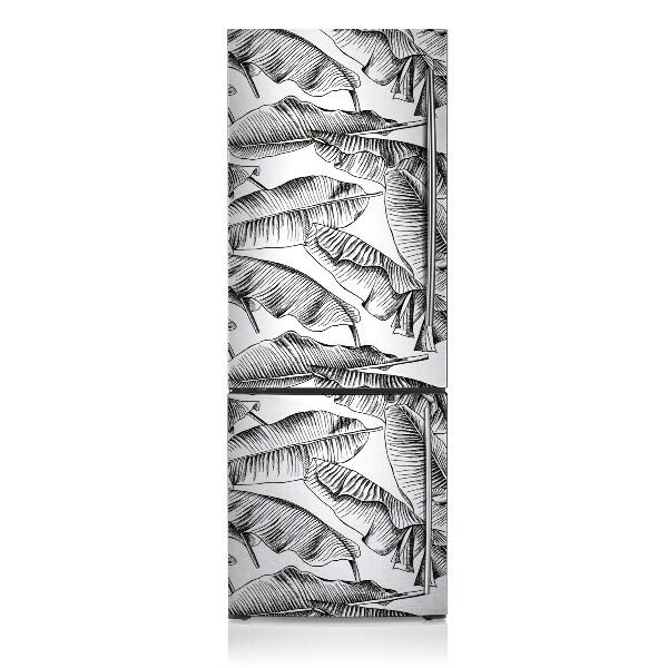Kühlschrank magnet folie Schwarze blätter