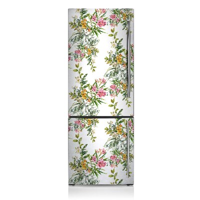 Magnetischer kühlschrank-aufkleber Die blühenden bäume