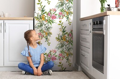 Magnetischer kühlschrank-aufkleber Die blühenden bäume