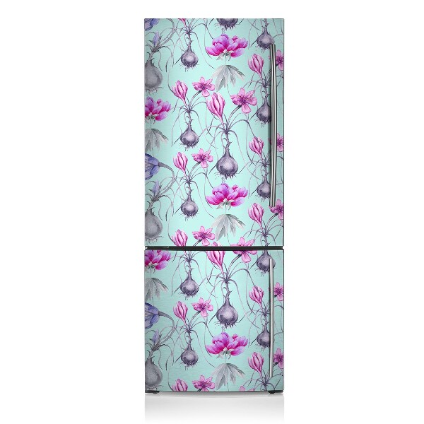 Kühlschrank magnet folie Krokus mit zwiebeln