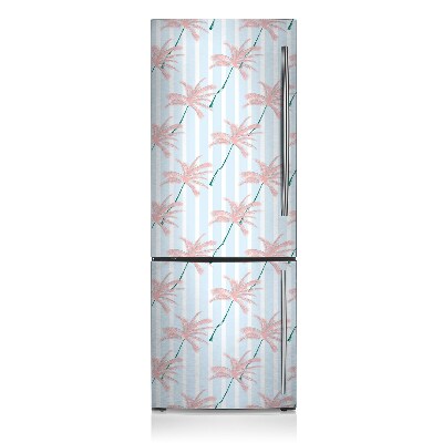 Kühlschrank magnet folie Helle palmenblätter