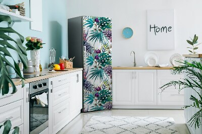 Kühlschrank magnet folie Tropenblätter