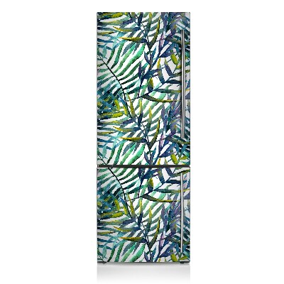 Kühlschrank magnet folie Exotische blätter