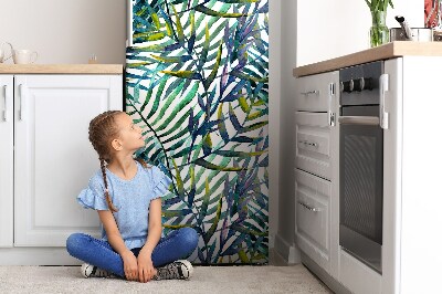 Kühlschrank magnet folie Exotische blätter