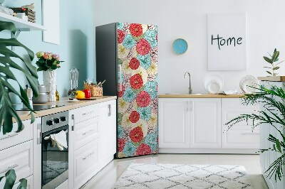 Kühlschrank magnet folie Blumenmuster