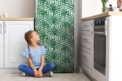 Kühlschrank matte Tropenblätter