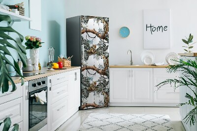 Kühlschrank aufkleber Leoparden im dschungel