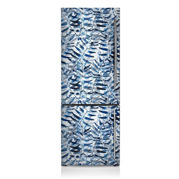 Kühlschrank aufkleber Tropenblätter