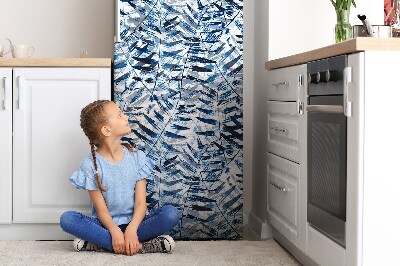 Kühlschrank aufkleber Tropenblätter