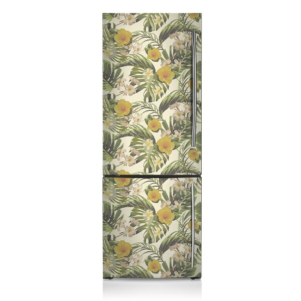 Kühlschrank matte Tropische blumen