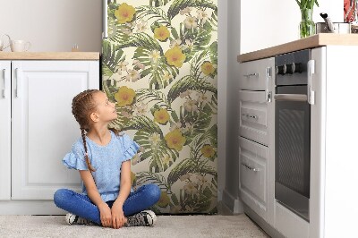 Kühlschrank matte Tropische blumen