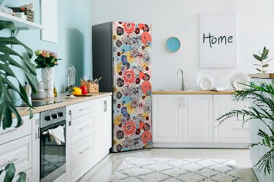 Kühlschrank magnet folie Blumenmuster