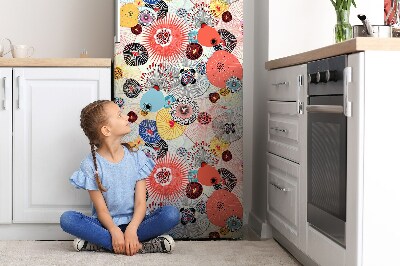 Kühlschrank magnet folie Blumenmuster