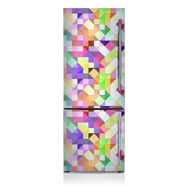 Kühlschrank magnet folie Farbenfrohe mosaik